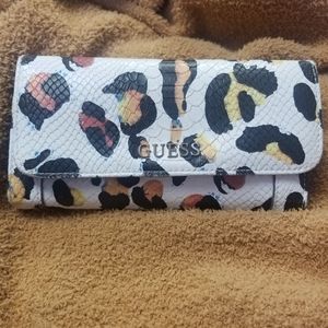 Guess Colorful Leopard Wallet